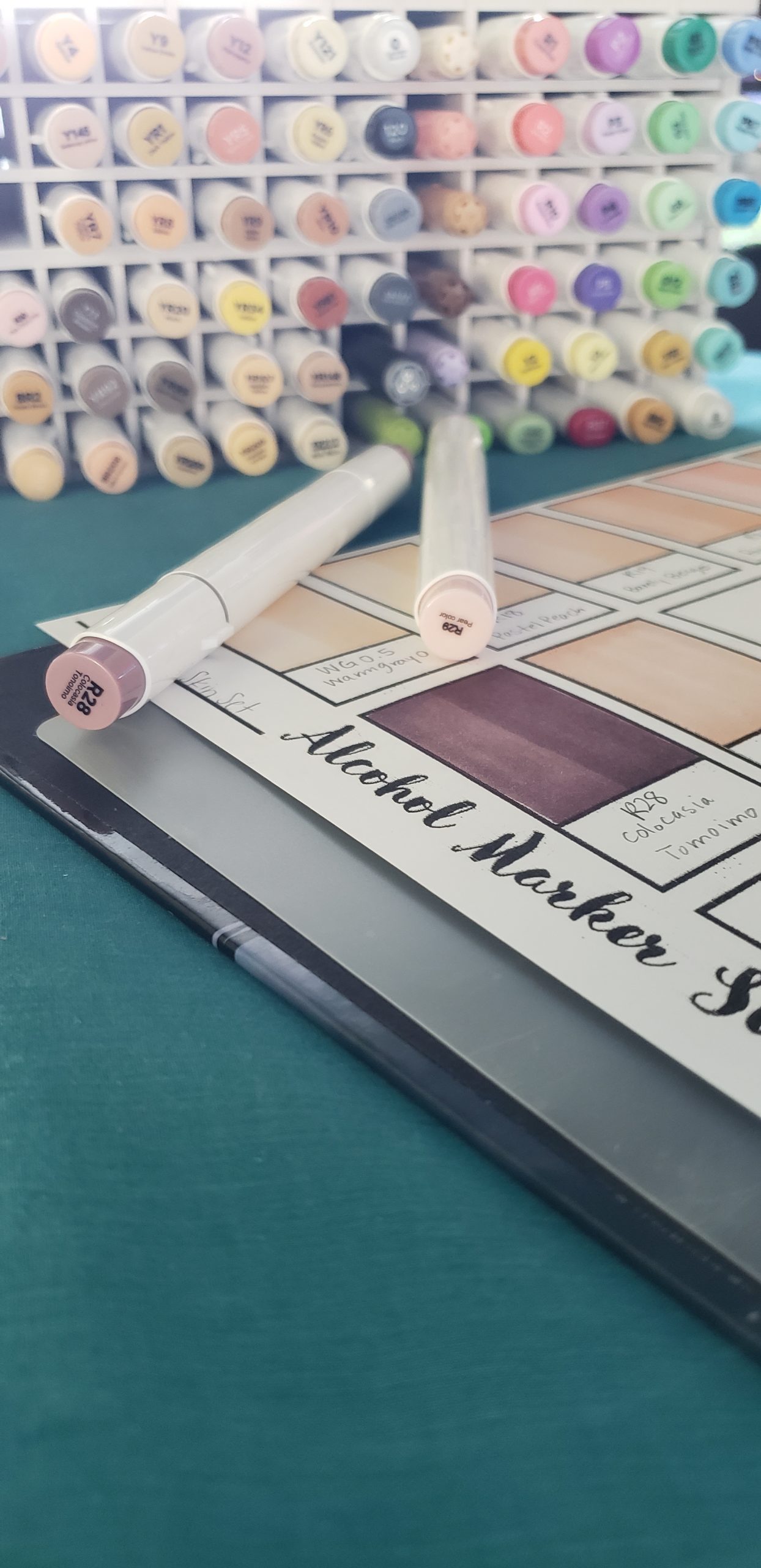 Alcohol Markers Class: Swatching and Skintones